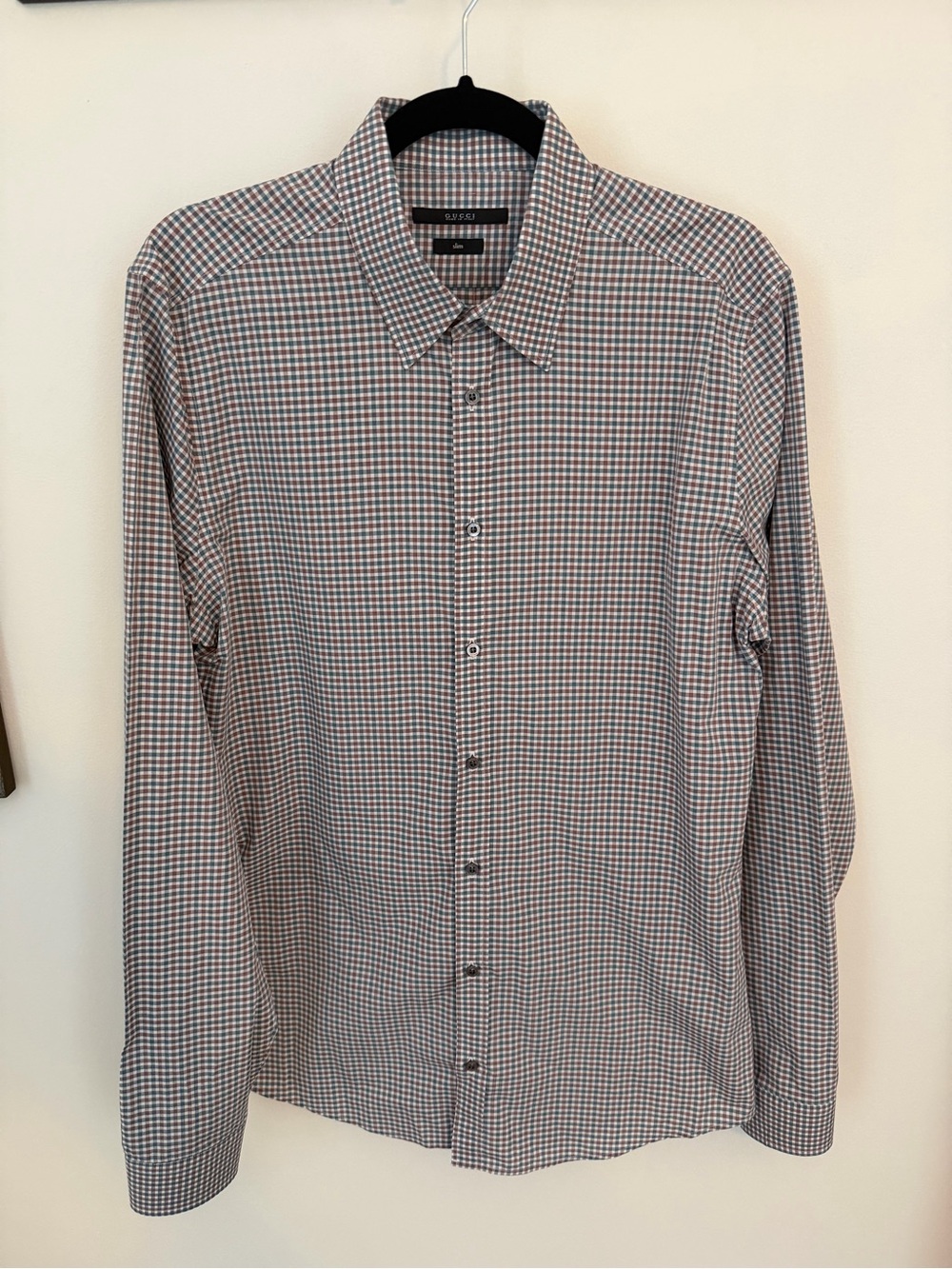 Gucci Men’s Long-Sleeve Button Down Dress Shirt